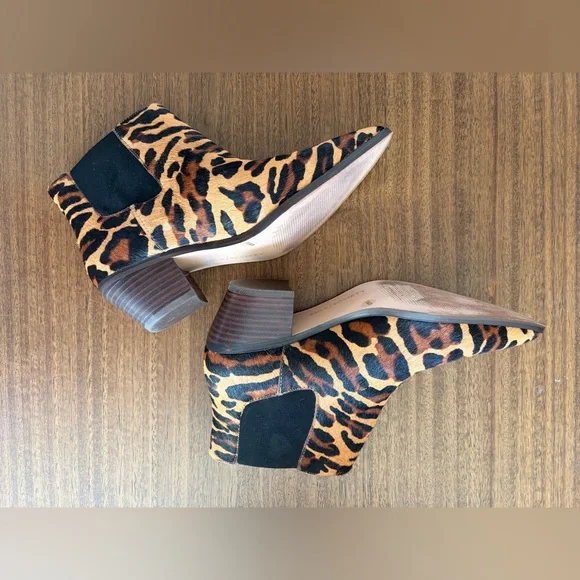 Sole Society Leopard-Print Booties - Picture 9 of 9